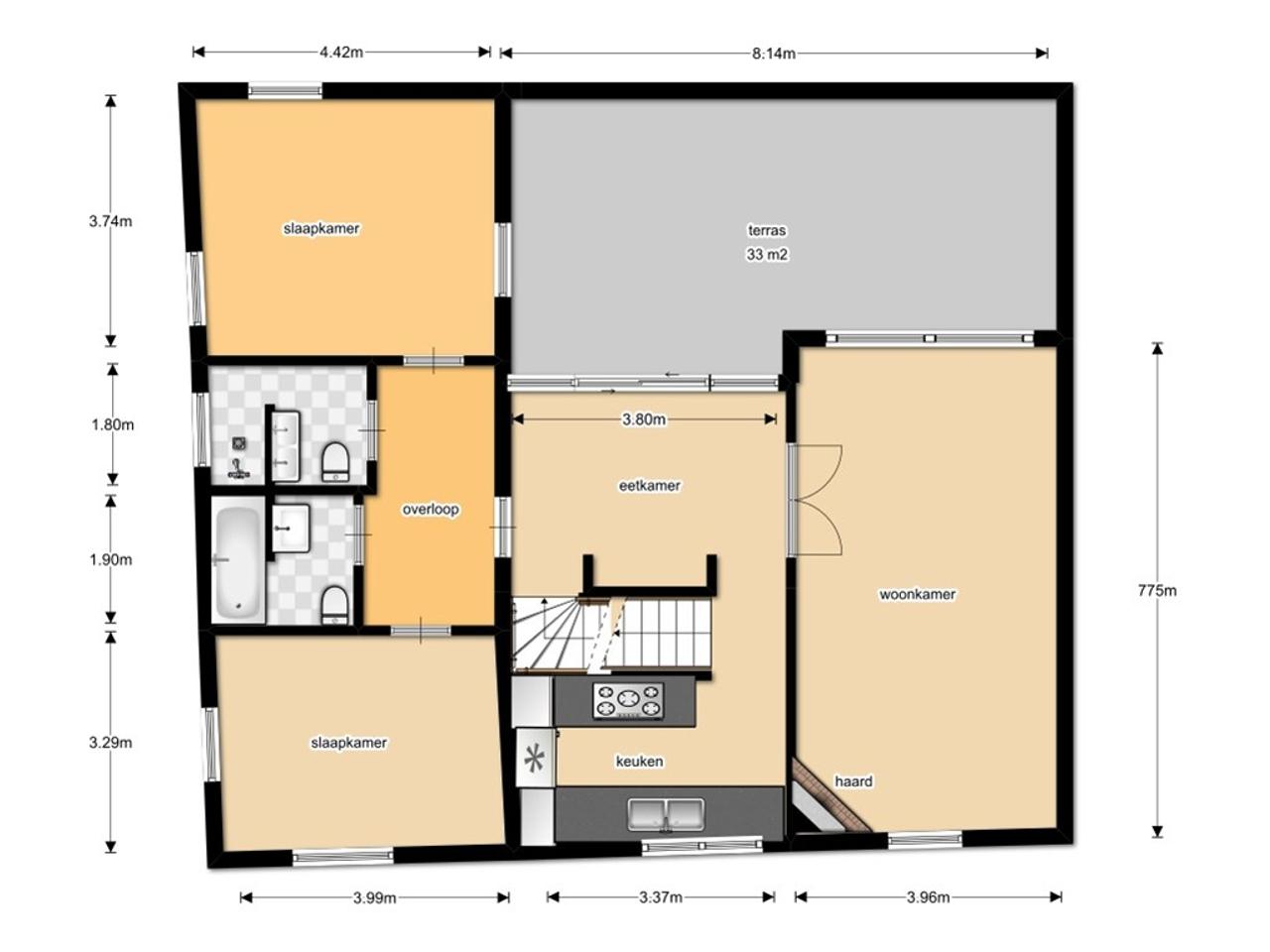 4-Bedroom Upper House with Large Roof Terrace - Image 29