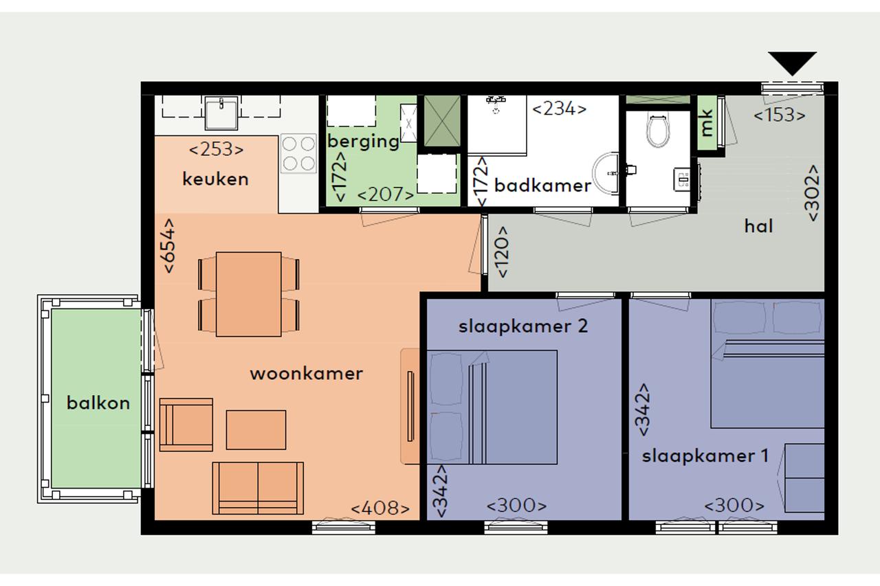 Hoekappartement met 2 slaapkamers in Europapark - Afbeelding 31