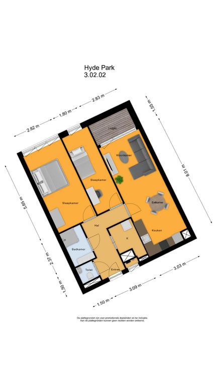 2-slaapkamer appartement met balkon in Hyde Park - Afbeelding 28