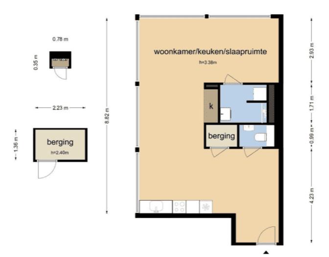 60 m² wonen naast station in Dordrecht - Afbeelding 9