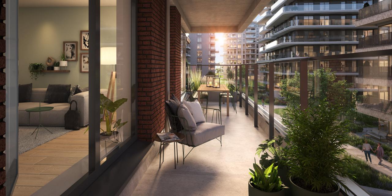 2-Bedroom Apartment with Balcony in Olympiade - Image 2