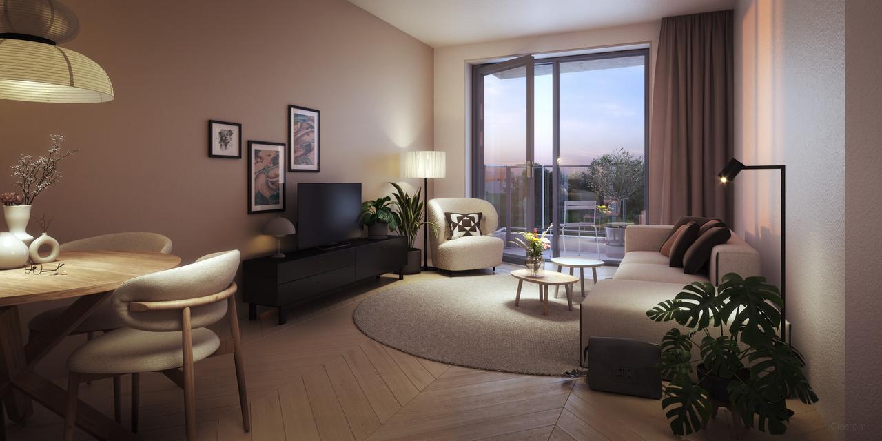 2-Bedroom Apartment with Balcony in Olympiade - Image 6