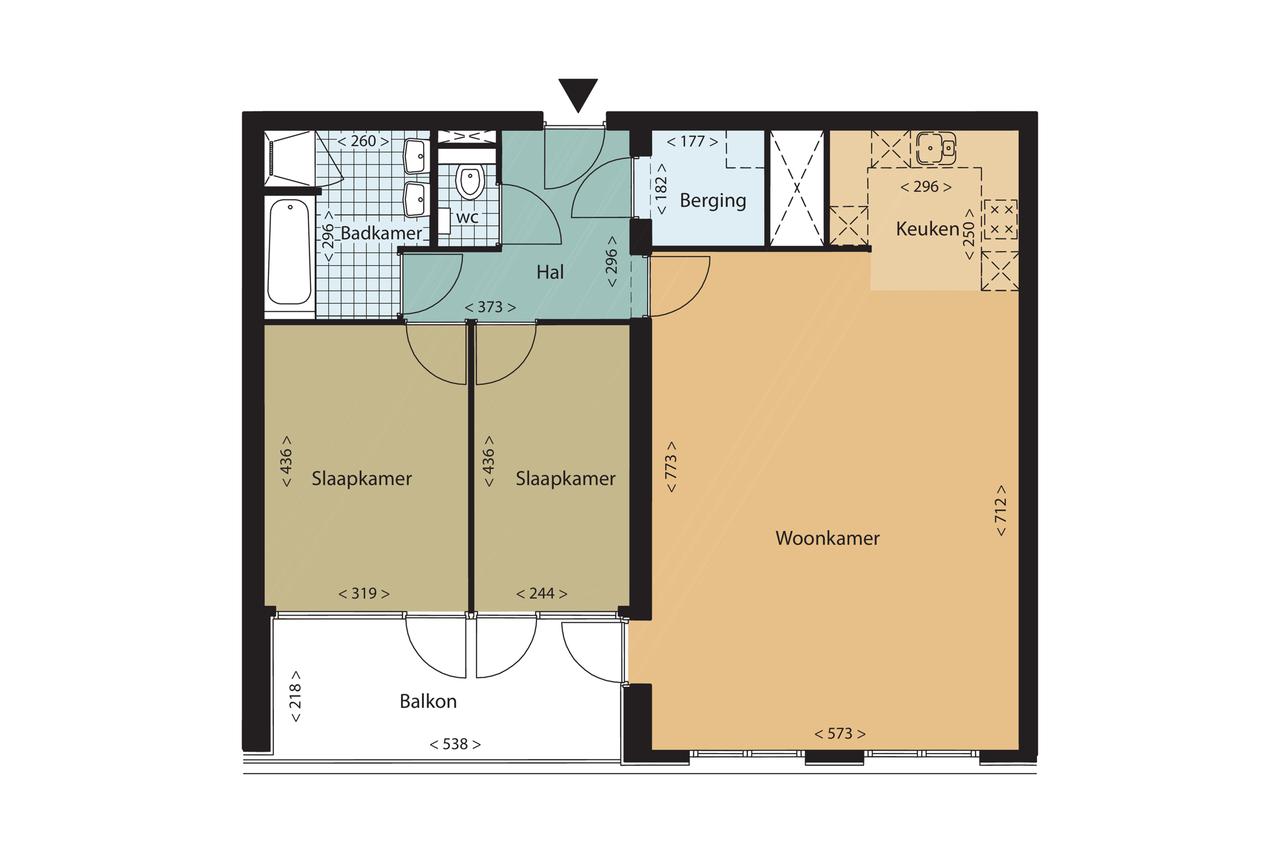 3-kamerappartement met lift in Puntenburg - Afbeelding 19