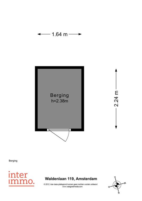 Licht 2-kamerappartement met balkon in Oostpoort - Afbeelding 24