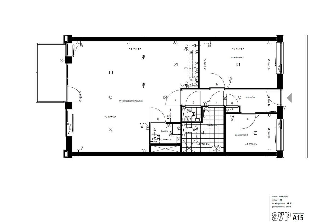 Licht 3-kamerappartement met balkon - Afbeelding 22