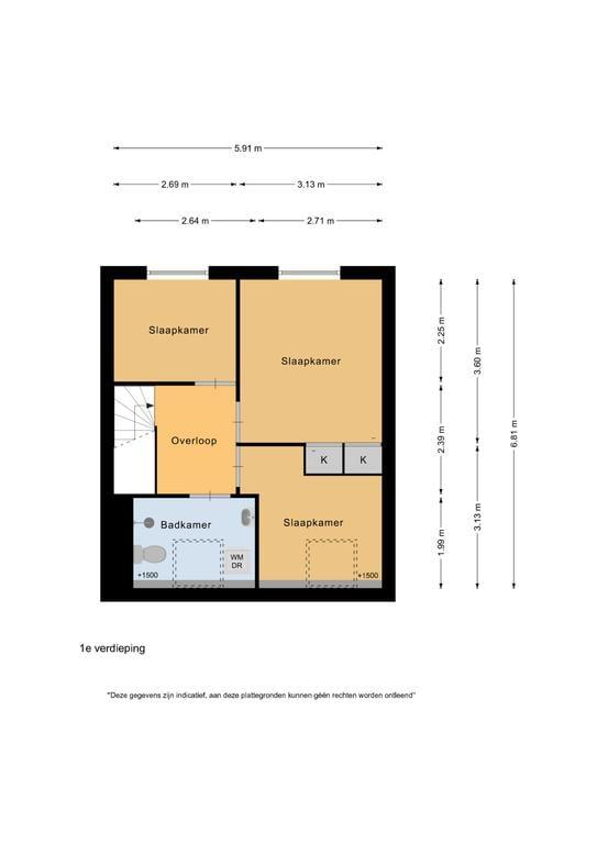 Hoekwoning met 3 slaapkamers en tuin - Afbeelding 22