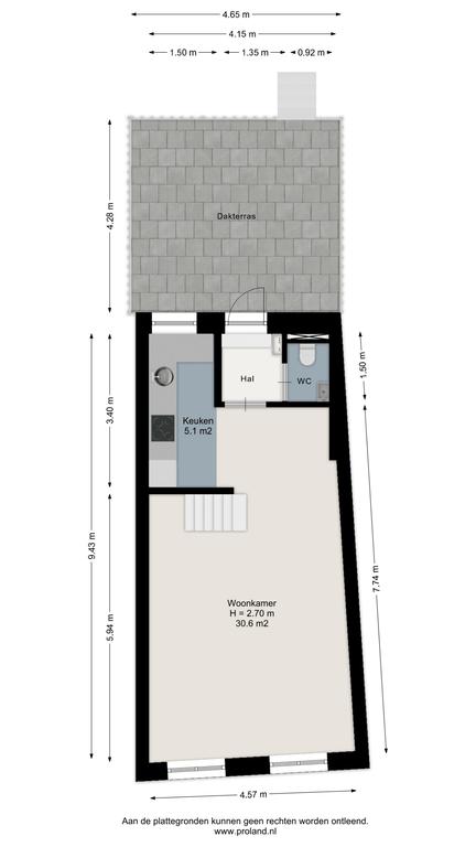 75 m² appartement met terras in hartje Sneek - Afbeelding 12