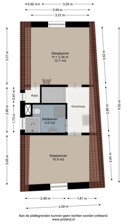 75 m² appartement met terras in hartje Sneek - Afbeelding 14