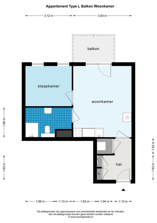 2-kamerappartement met lift in Utrecht - Afbeelding 8