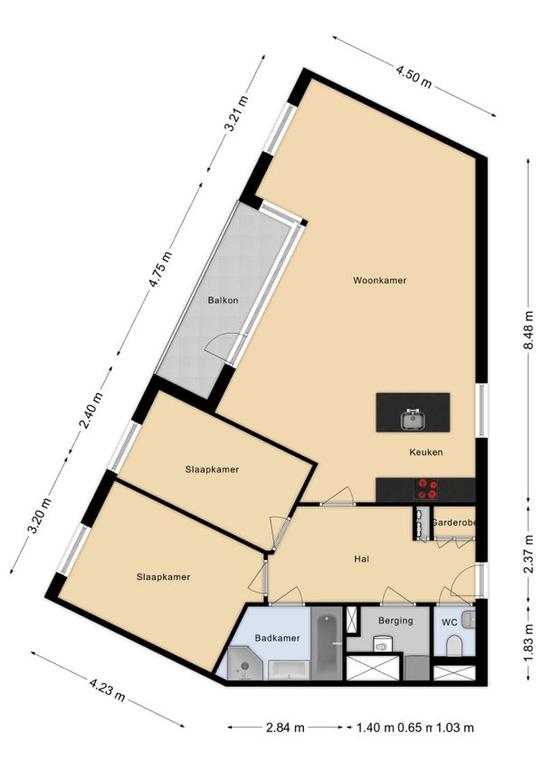 Furnished 2-bedroom apartment with balcony - Image 26