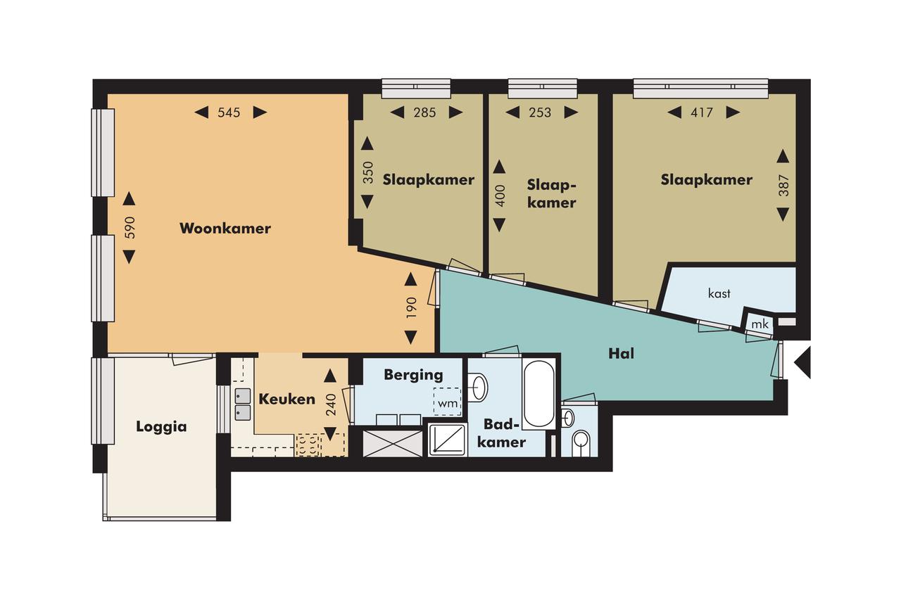 124 m² Apartment with 3 Bedrooms - Image 17