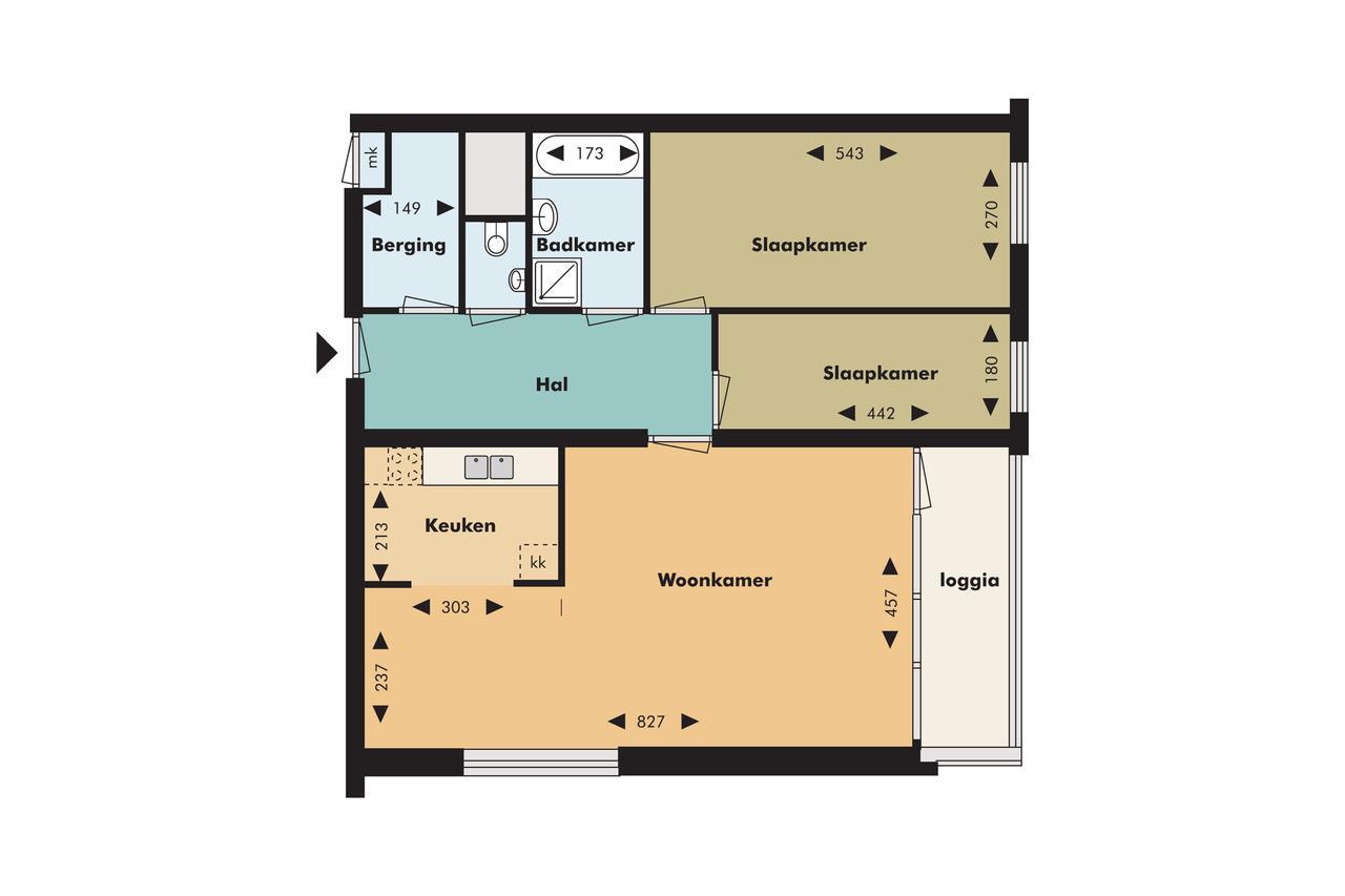 81 m² met 2 slaapkamers in De Esch - Afbeelding 17