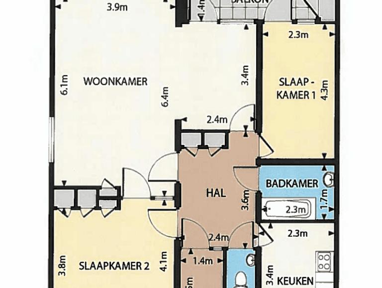 Wonen op de 11e verdieping in Cranevelt - Afbeelding 24
