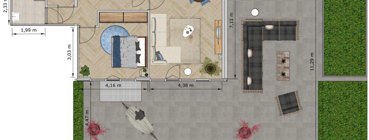 66 m² appartement met groot terras - Afbeelding 13