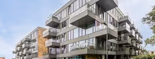 Studio met terras en parkeren in Woensel-West