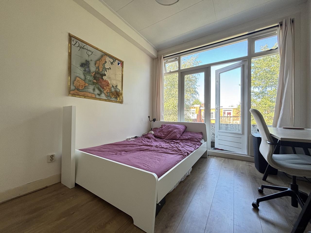 Kamer met wastafel en balkon in Groningen - Afbeelding 3
