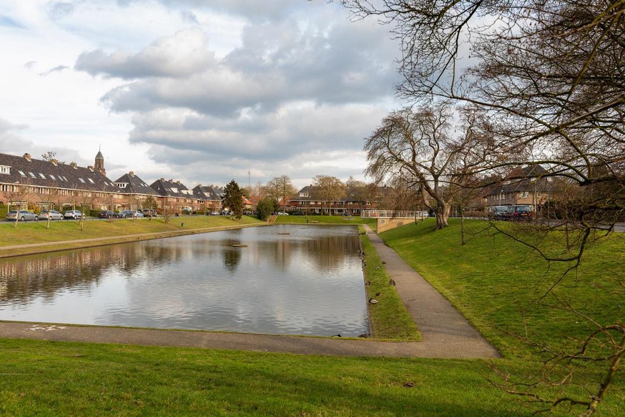 Uitzicht op de Kastanjevijver in Hilversum-Zuid - Afbeelding 16