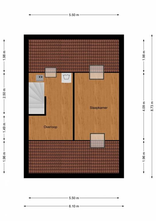 4-slaapkamer tussenwoning met zonnige tuin - Afbeelding 20