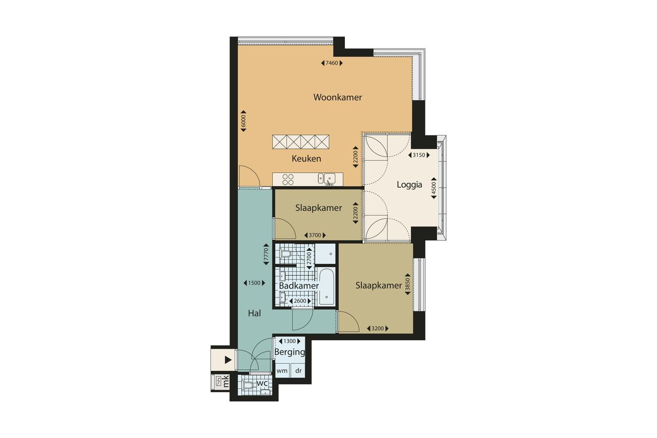 Appartement op de 27e etage in Kop van Zuid - Afbeelding 16