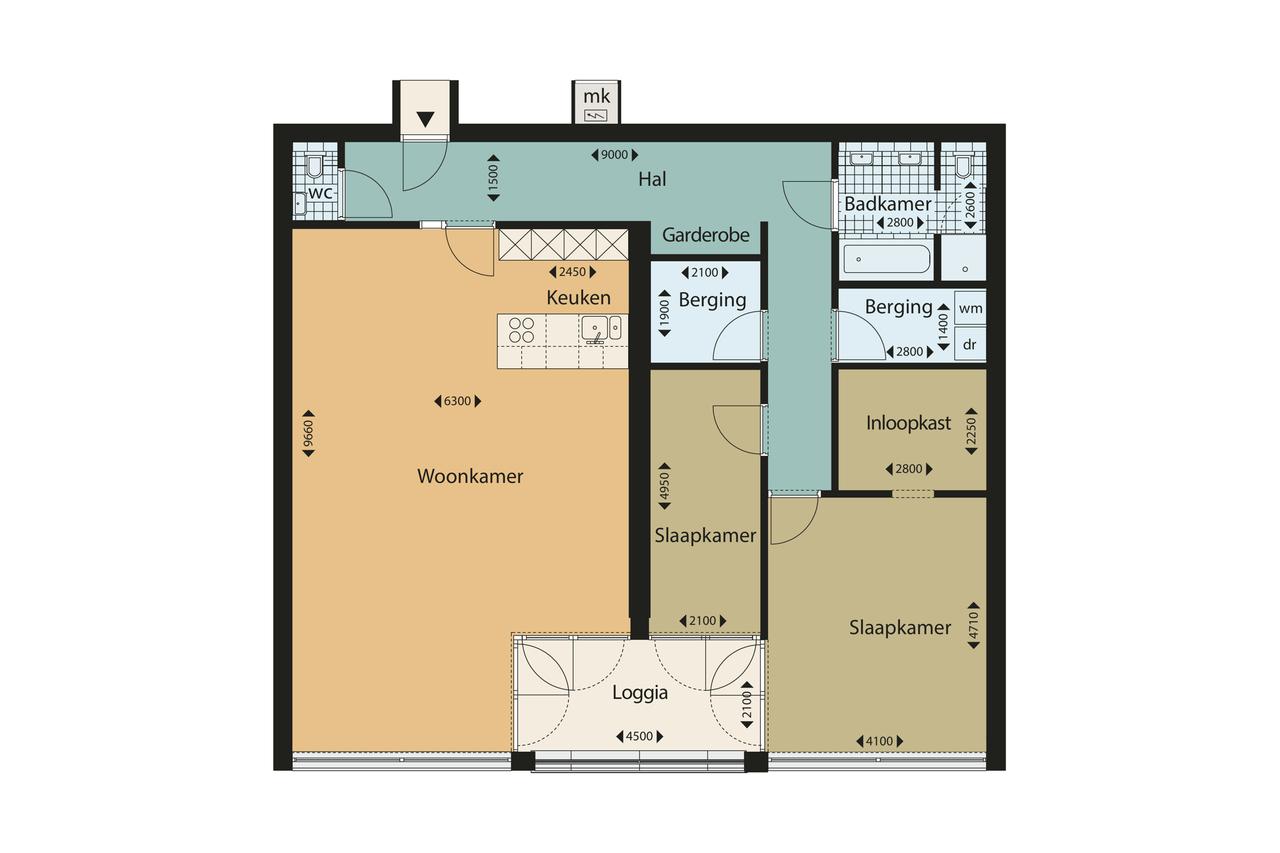 132 m² met loggia aan de Maas - Afbeelding 21