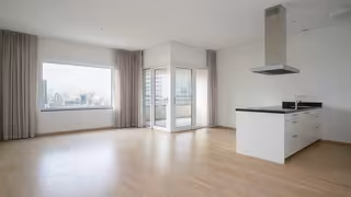 103 m² appartement op de 19e in Kop van Zuid