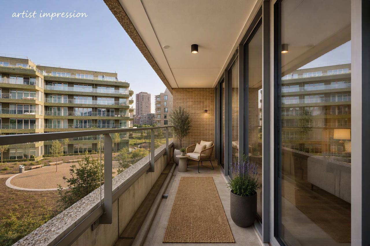 71 m² appartement met balkon in Noord - Afbeelding 11
