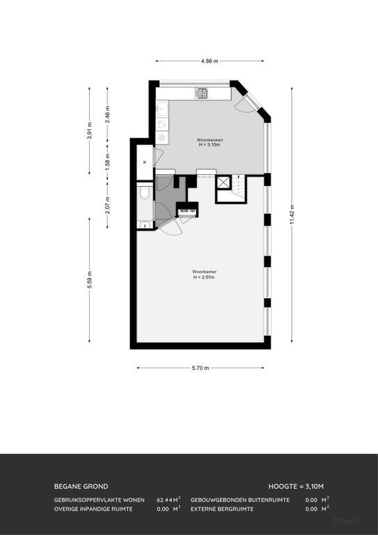 Gemeubileerd 4-kamer appartement in Bergpolder - Afbeelding 40