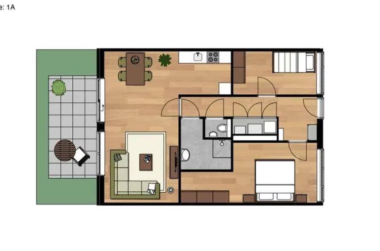 Licht 3-kamerappartement met balkon - Afbeelding 7