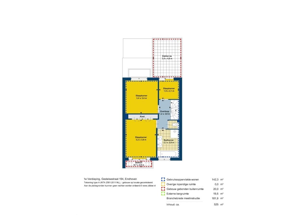154 m² met vijf slaapkamers in Eindhoven - Afbeelding 18