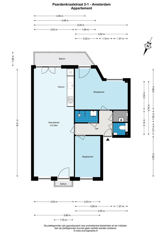 Per direct: 2-slaapkamerappartement met balkon - Afbeelding 17