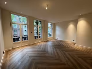 Beneden- en bovenhuis in Museumkwartier