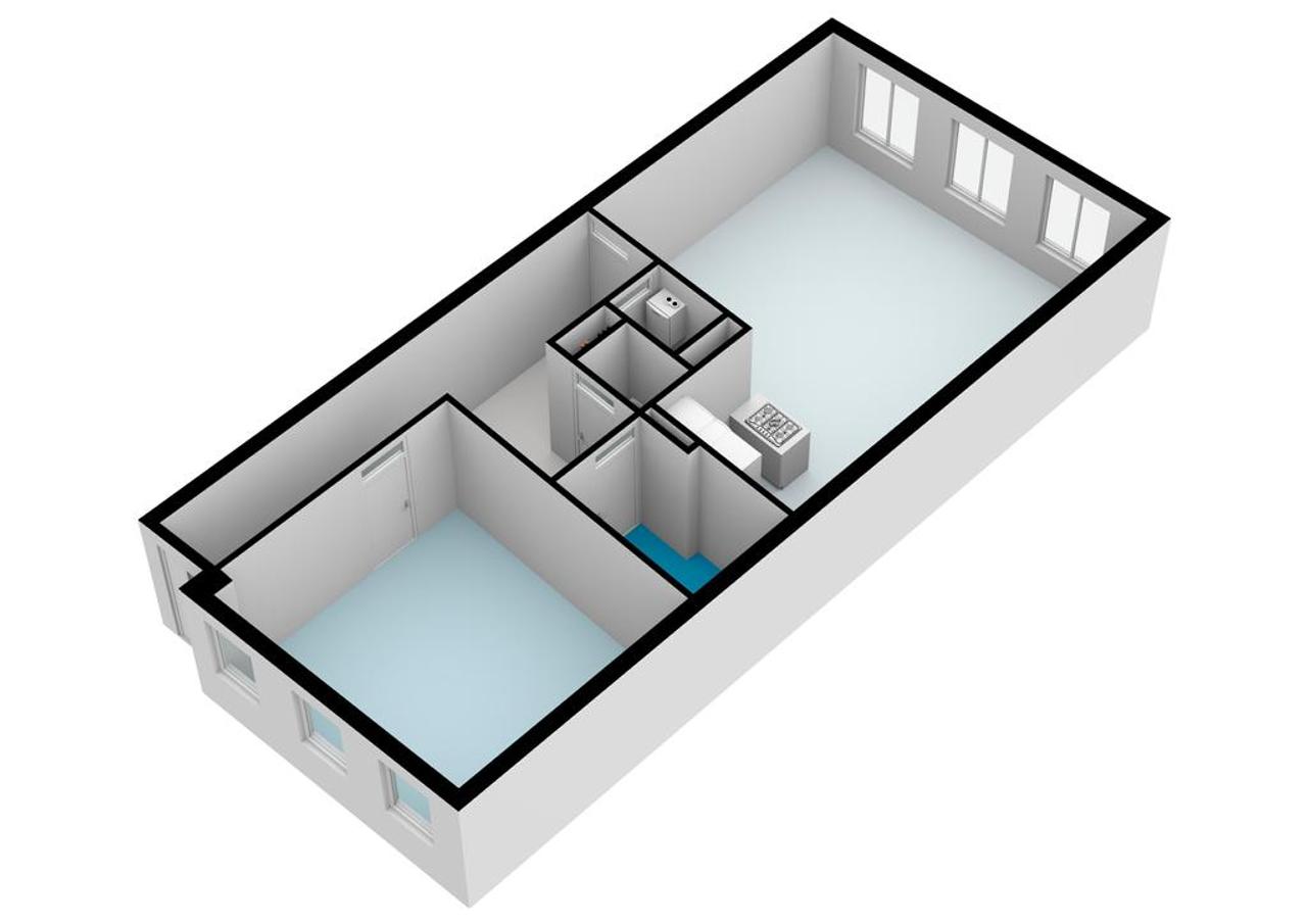 80 m² apartment with terrace on Kalverstraat - Image 23