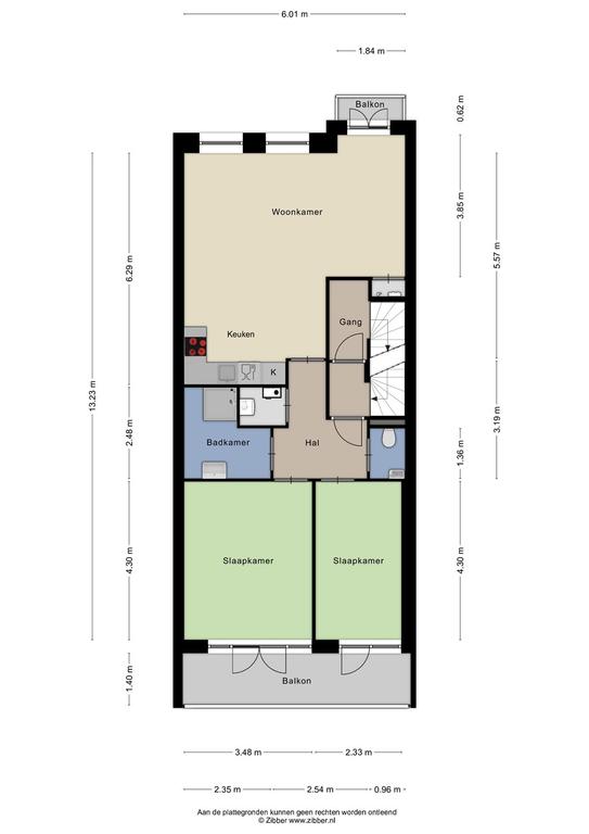 158 m² en zes slaapkamers in Middelland - Afbeelding 52