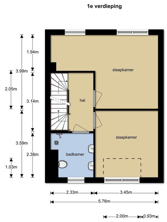 110 m² tussenwoning met zonnige westtuin - Afbeelding 21