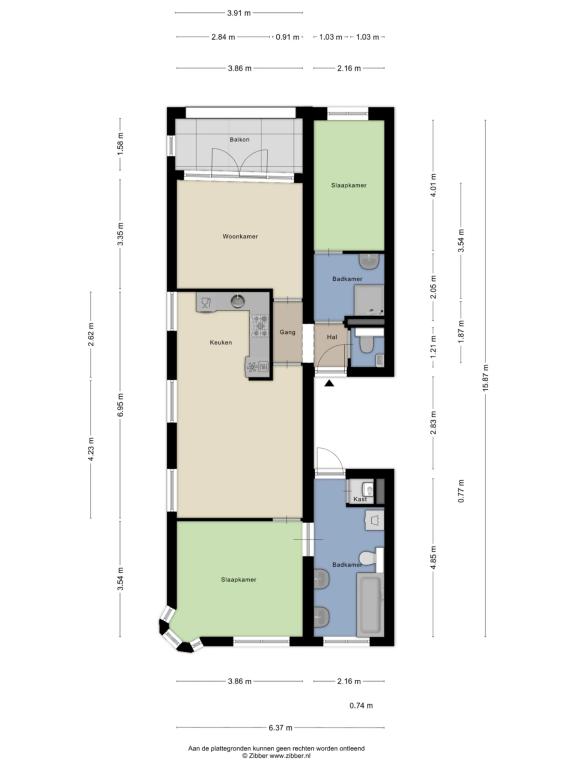 Balcony and 87 m² on Mathenesserlaan - Image 24