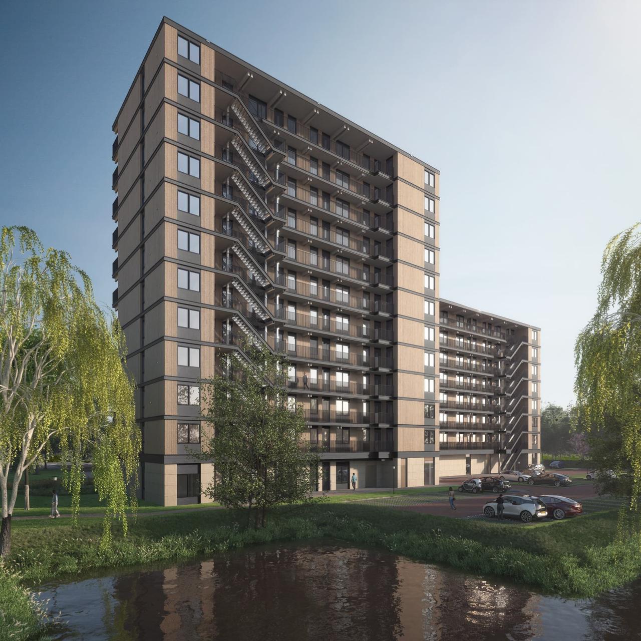 10th-floor apartment with large balcony in Pendrecht - Image 1