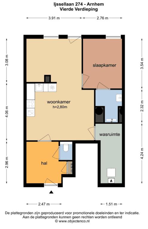 63 m² appartement met garageplek in Arnhem - Afbeelding 6
