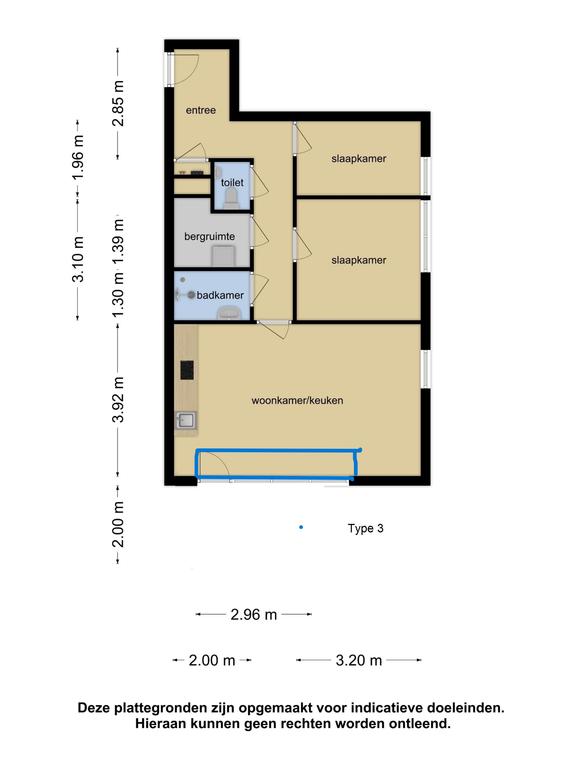 Energiezuinig 3-kamerappartement met balkon - Afbeelding 15