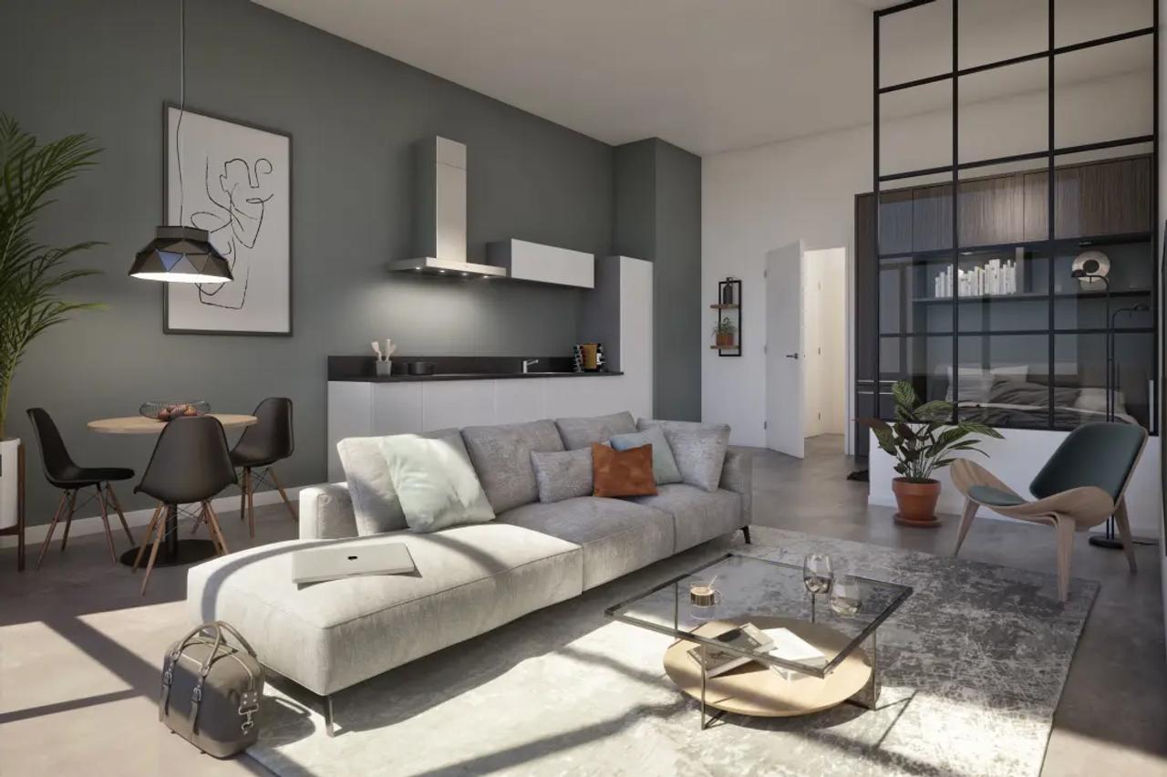 49 m² studio met A+++ label in Delft - Afbeelding 3