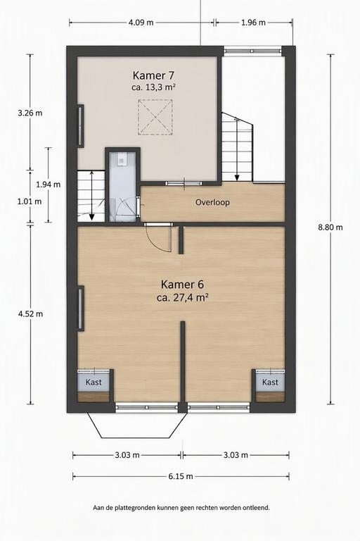 27 m² student room with views in Wyck - Image 15