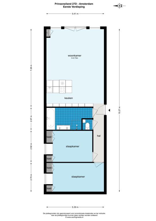 Rustig wonen en delen op Prinseneiland - Afbeelding 16
