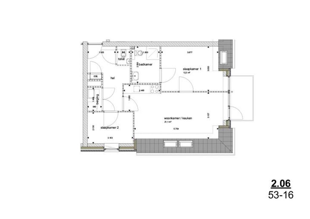 Energiezuinig 55+ appartement met balkon - Afbeelding 49