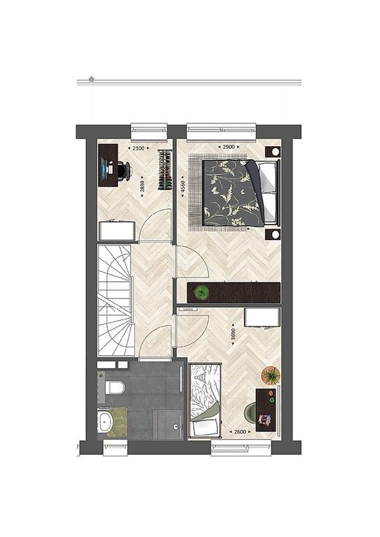 116 m² mid-terrace house with south-facing garden - Image 6