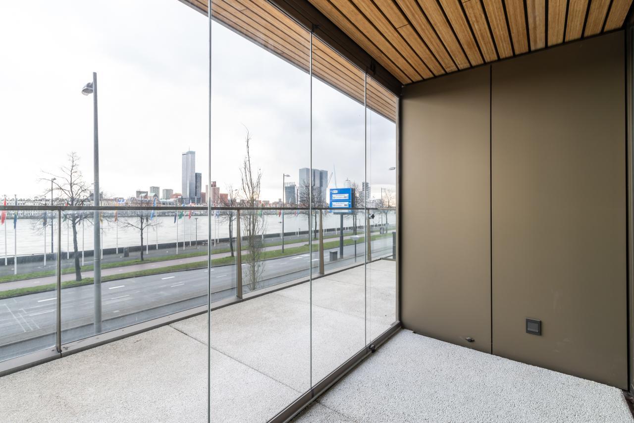 Balkon op de 10e etage aan de Boompjes - Afbeelding 6