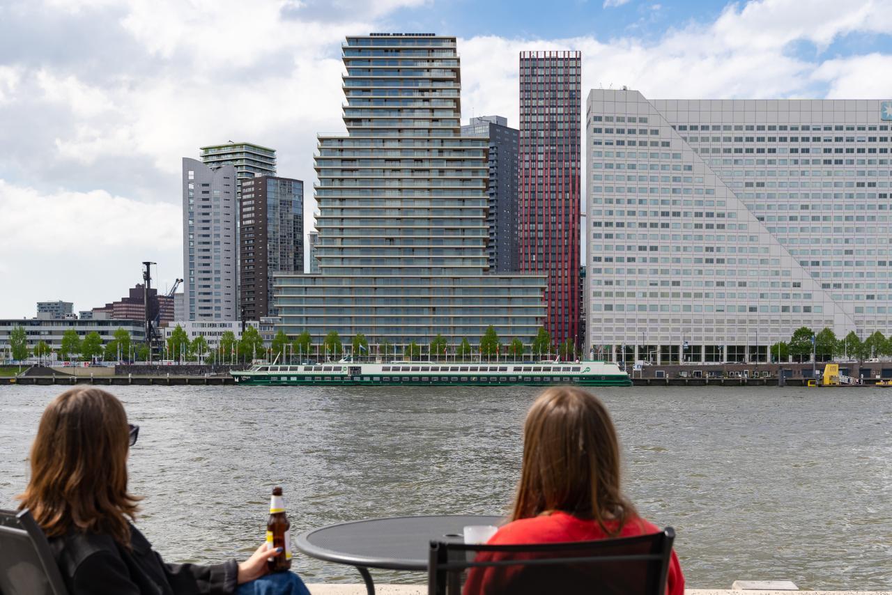 Balkon op de 10e etage aan de Boompjes - Afbeelding 8