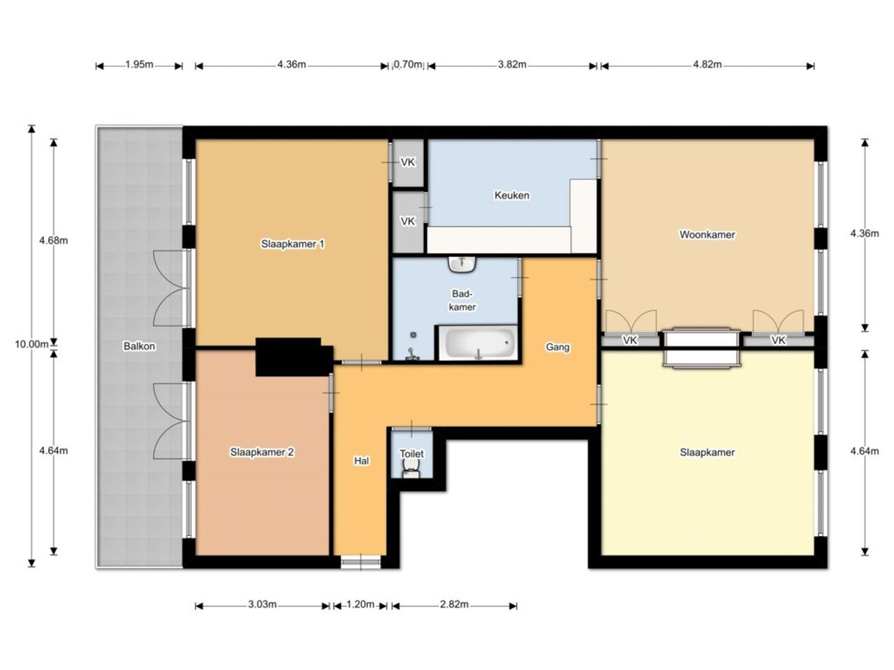 20 m² Sun-Facing Balcony in Archipel - Image 24