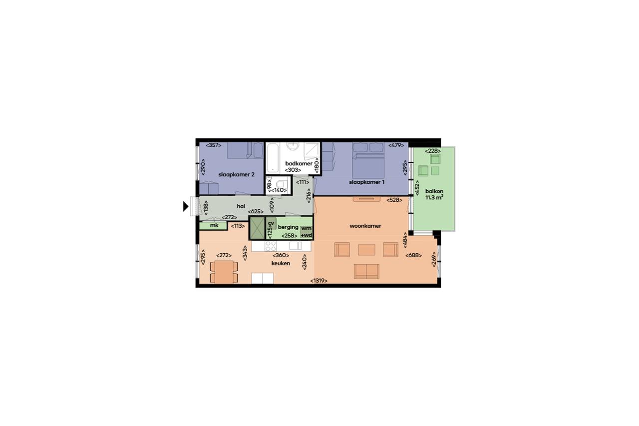 95 m² met balkon in Leidsche Rijn Centrum - Afbeelding 11