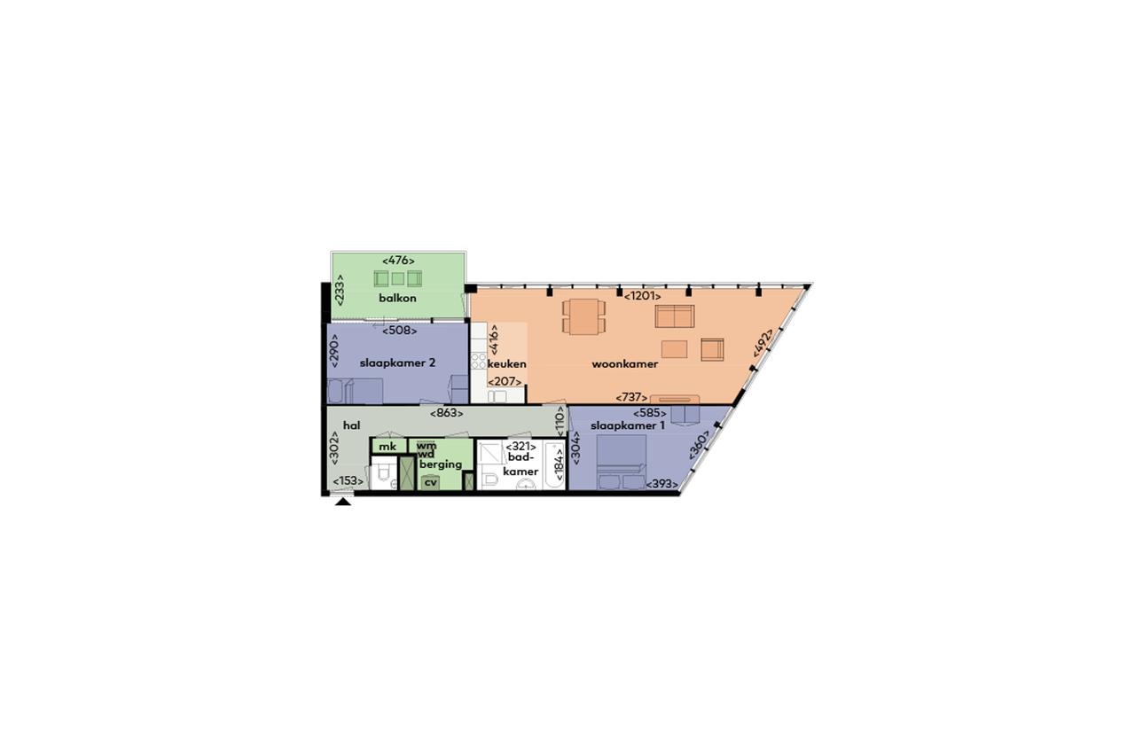 102 m² en twee slaapkamers in Leidsche Rijn - Afbeelding 24