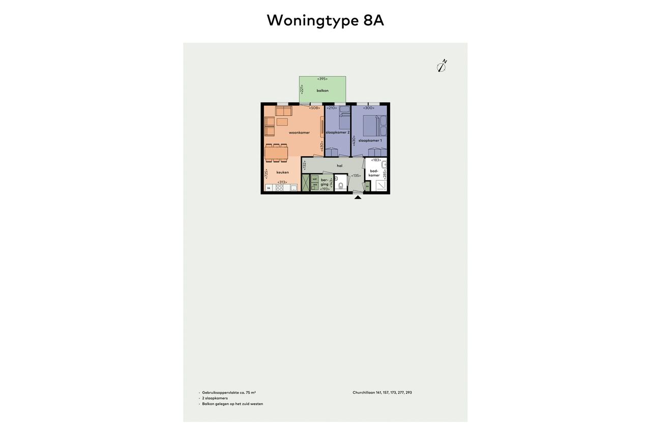 Licht 3-kamerappartement met balkon - Afbeelding 23