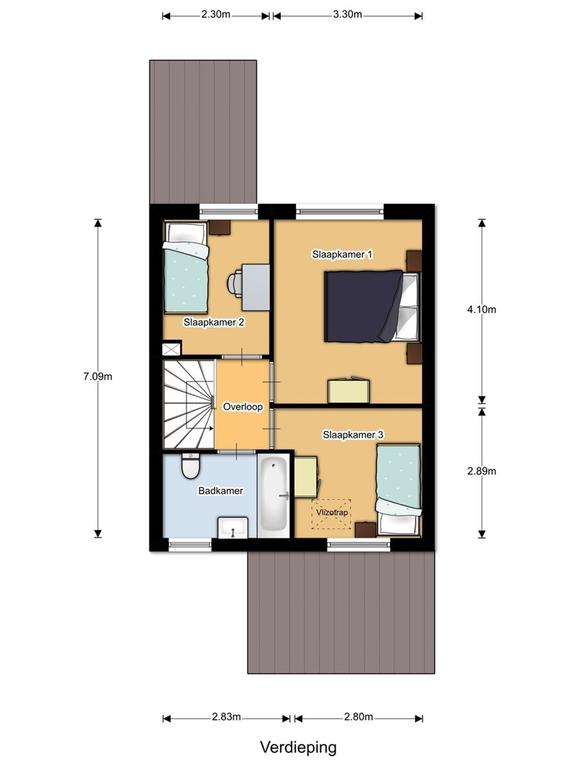 Rustig wonen met carport en drie slaapkamers - Afbeelding 21